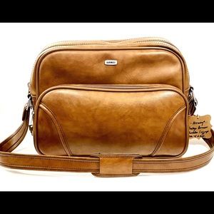 Airway Vintage Brown Shoulder Bag